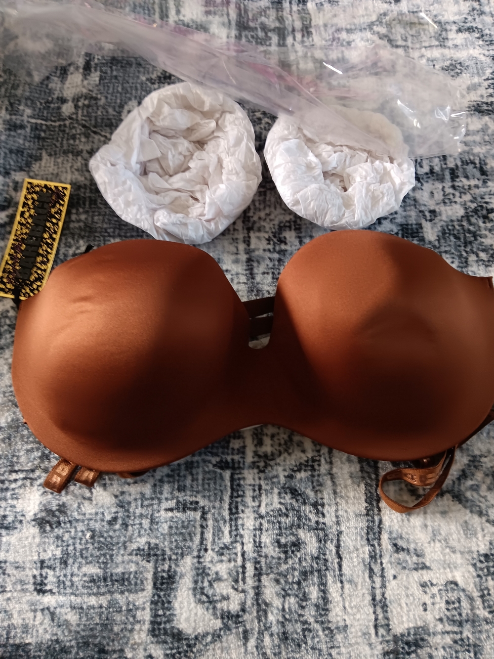 Bareback Womens Bra Copper Color 34DD.